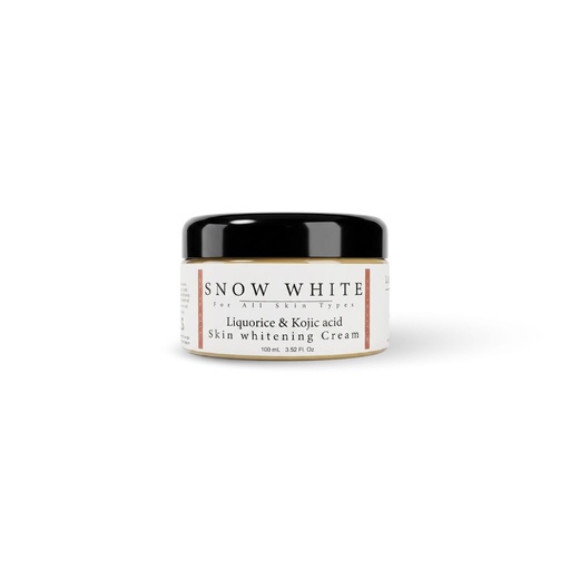 Whitening cream for skin with liquorice